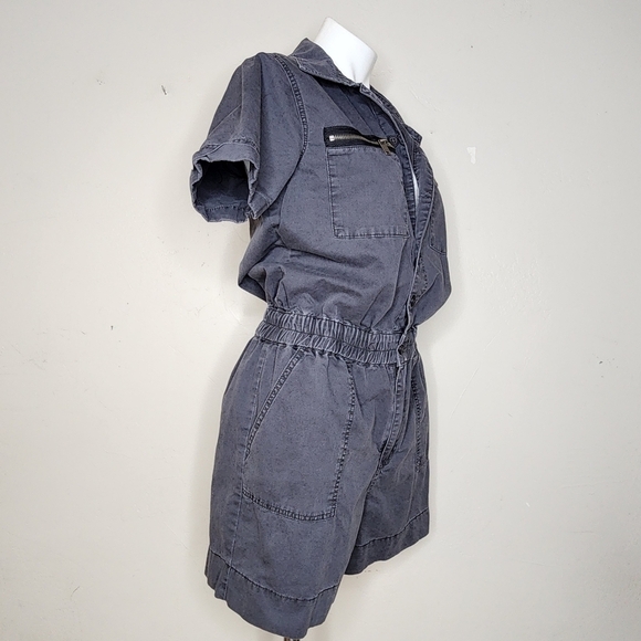 BLANKNYC Washed Black Boiler Romper Size Small - Picture 4 of 14